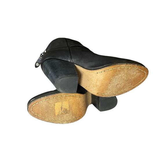 Rag & Bone Newbury Black Ankle Zipper Bootie - EU37.5/US7 - Picture 7 of 8